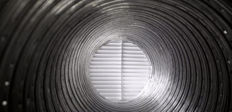 Inside of ductwork