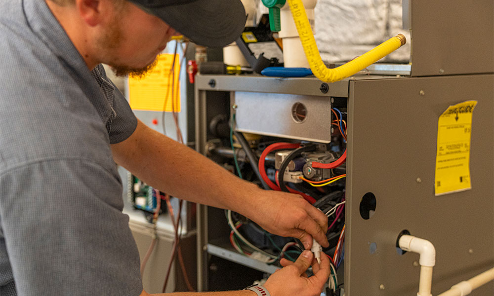 repairing a furnace