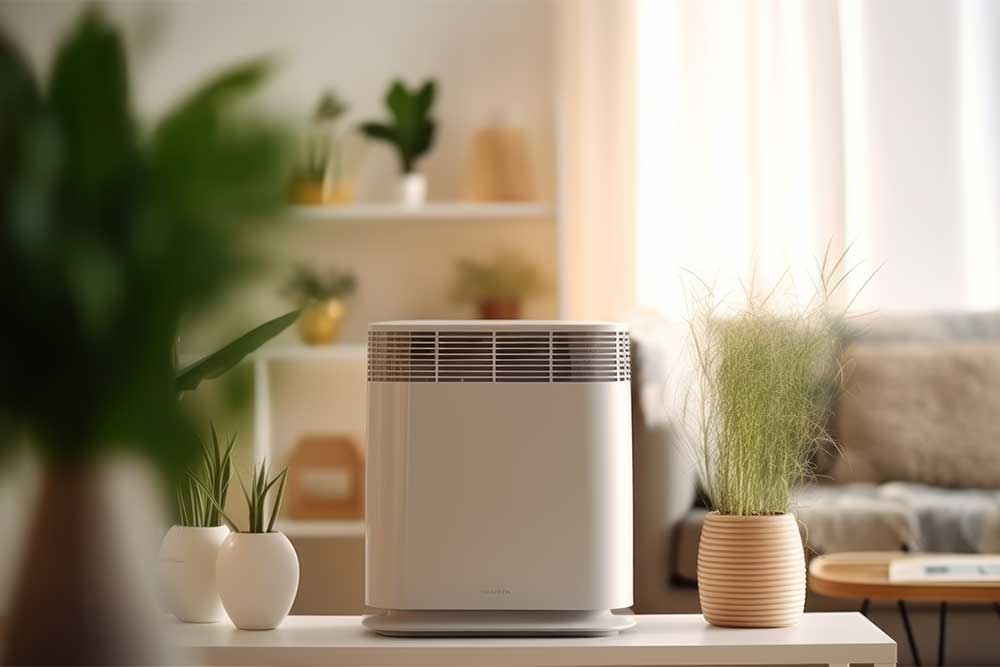 air filter in living room